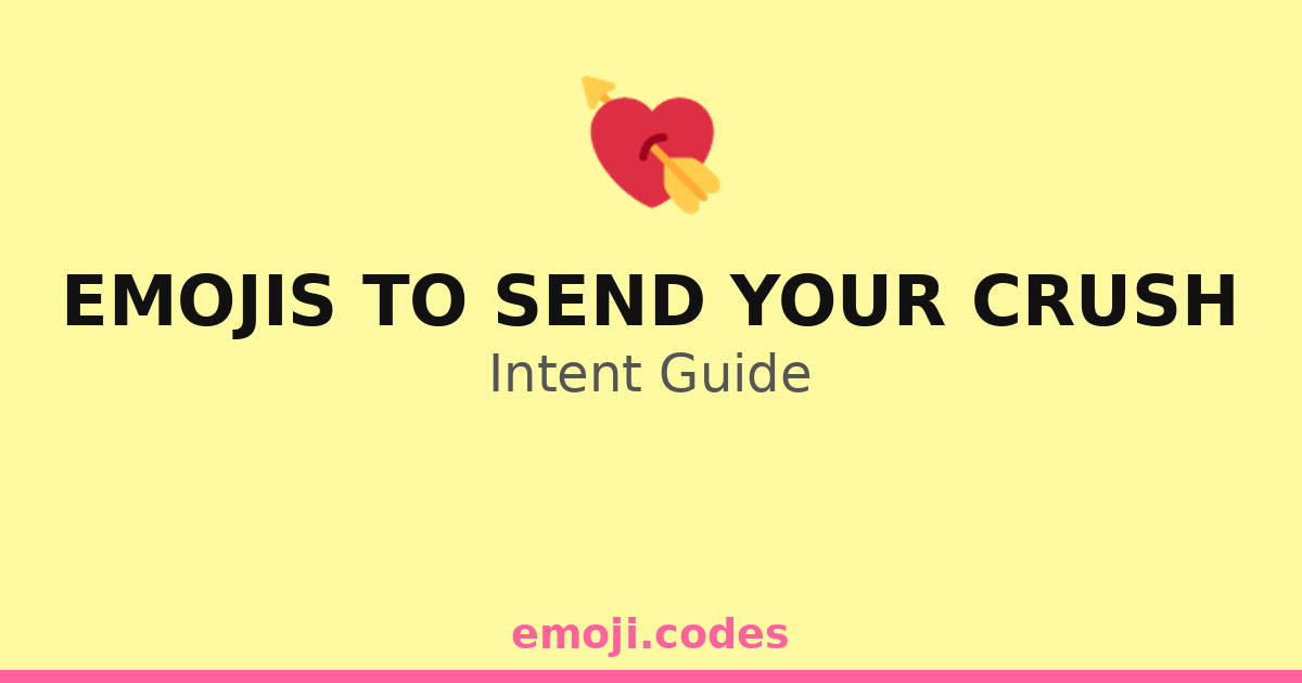 Javascript Codes Flirt Emojis to Send Your Crush 💘 | Emoji.Codes