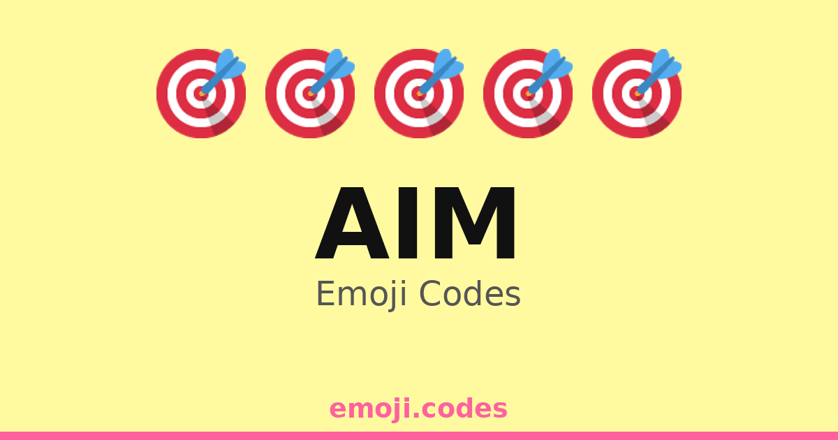 Aim Emoji Codes 🎯🌆 — 195 Combinations to Copy & Paste