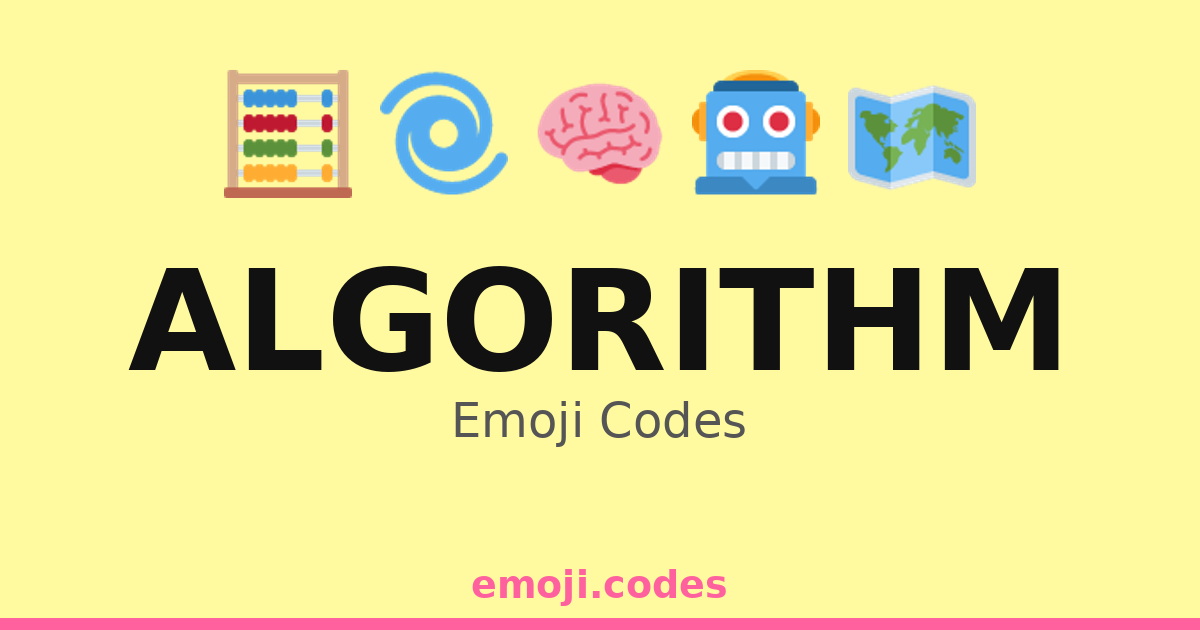 Algorithm Emoji Codes 🌀🔄🔄 — 237 Combinations to Copy & Paste