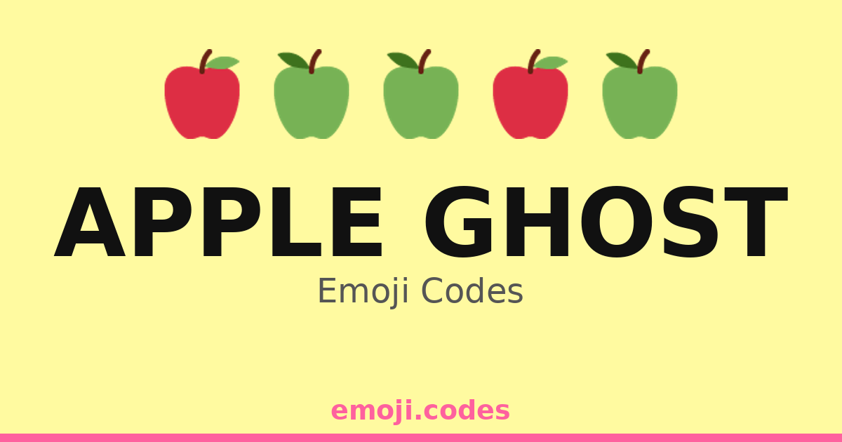 Apple Ghost Emoji Codes πππ» β 44 Combinations to Copy & Paste