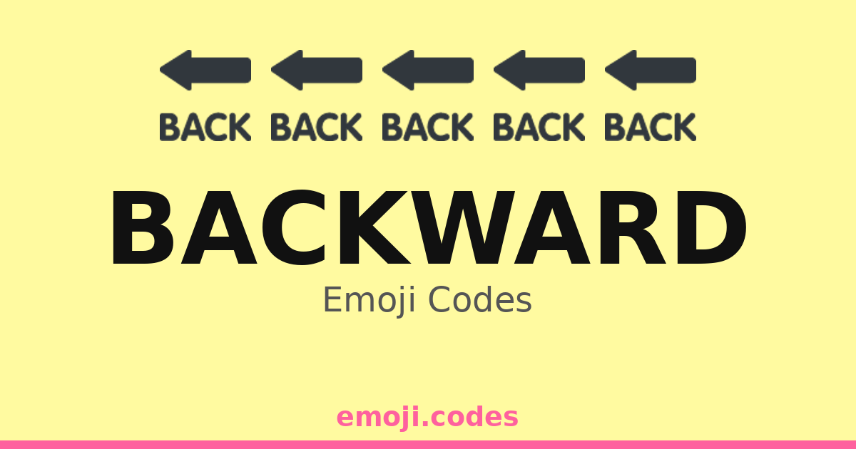 Backward Emoji Codes π β 187 Combinations to Copy & Paste