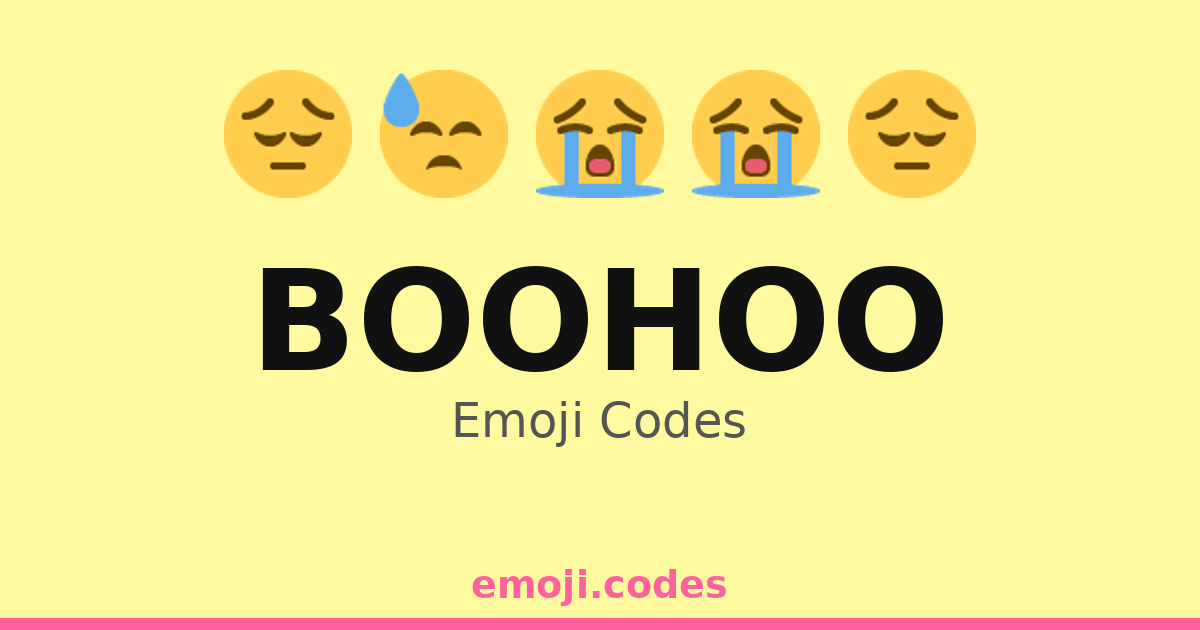 Boohoo Emoji Codes ๐๐ข๐๐ โ 197 Combinations to Copy & Paste