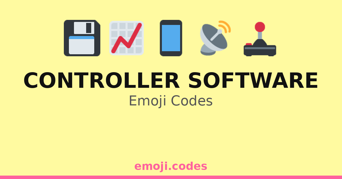 Controller Software Joy Controller Software Emoji Codes 🎮📊🖥️ — 210 Combinations to Copy & Paste