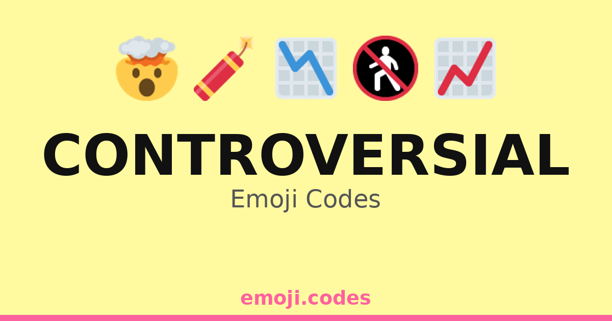 Controversial Emoji Codes ๐๐ฃ๏ธ๐ท โ 145 Combinations to Copy & Paste