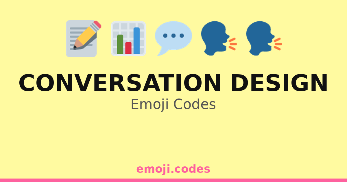 Emogie Convocation Conversation Design Emoji Codes 💬👨💻💡 — 112 Combinations to Copy & Paste