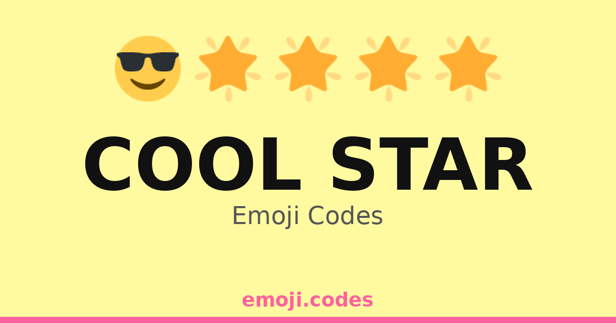 Cool Star Emoji Codes ๐๐
๐๏ธ๐ โ 230 Combinations to Copy & Paste