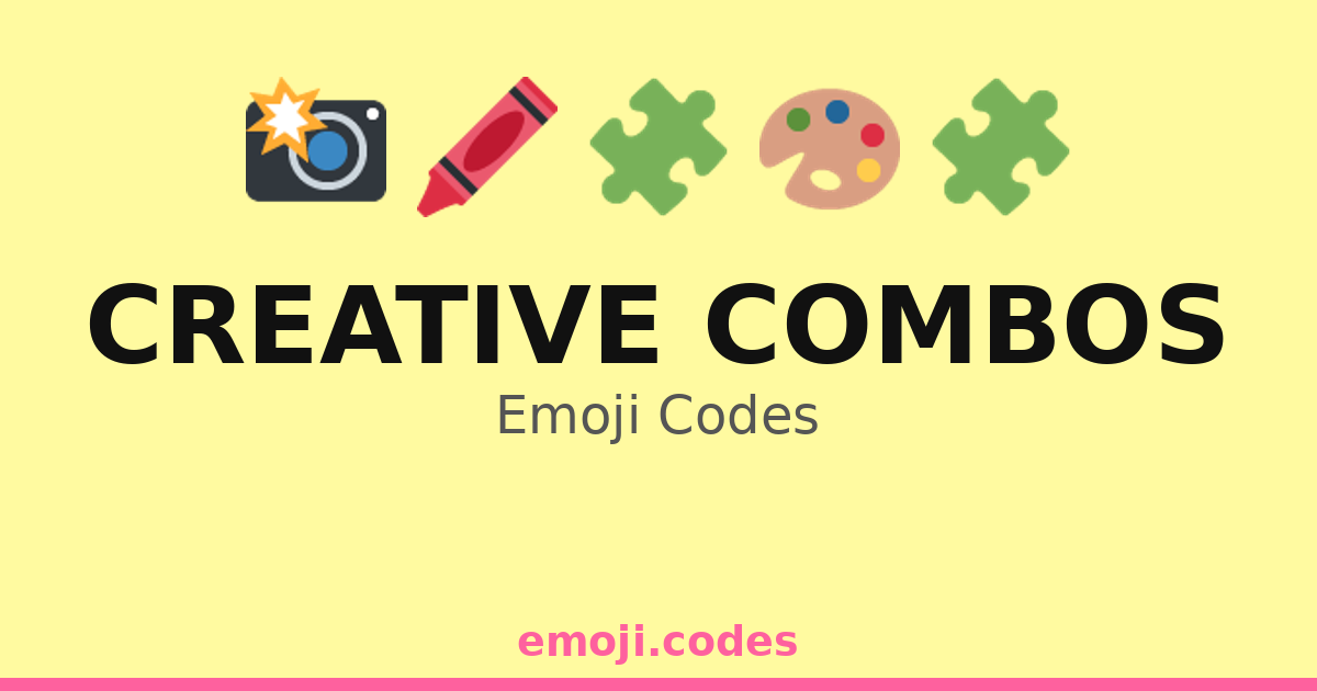 Creative Combos Emoji Codes 🌍🗺️ ️🏞️ — 54 Combinations to Copy & Paste