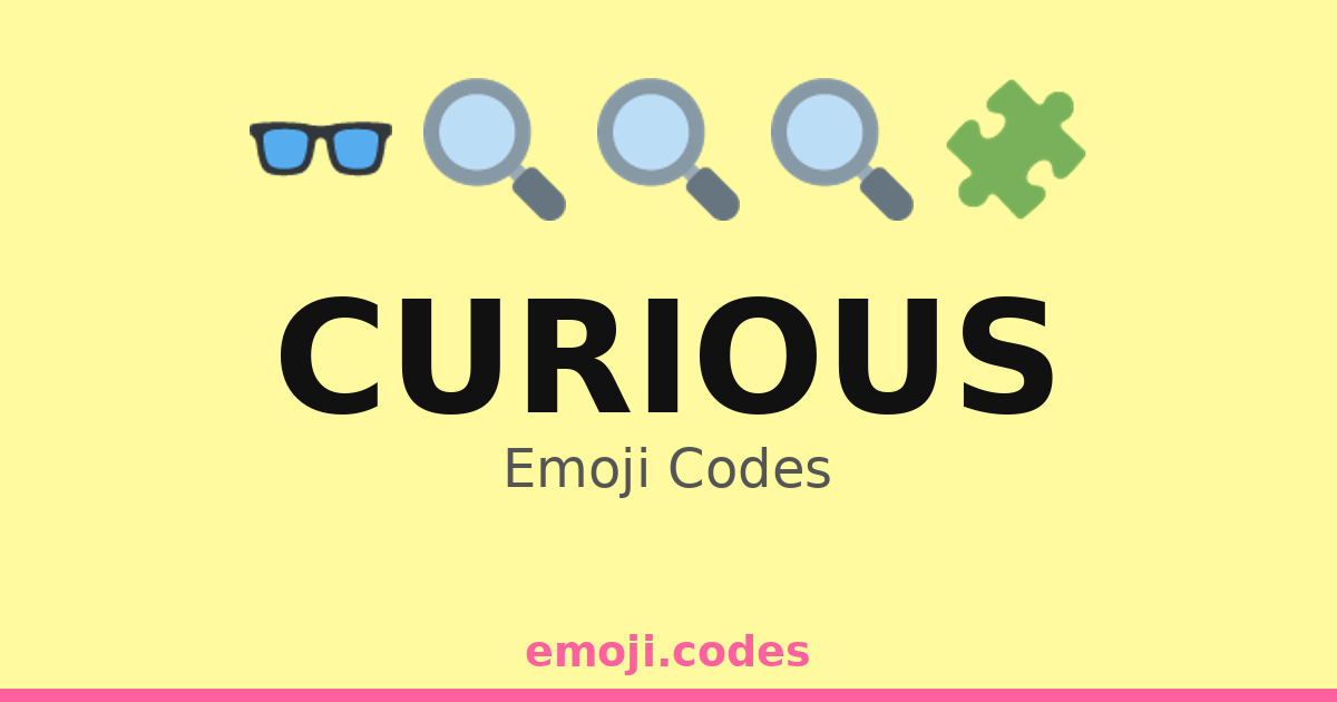 Curious Emoji Codes 🎿 — 280 Combinations to Copy & Paste