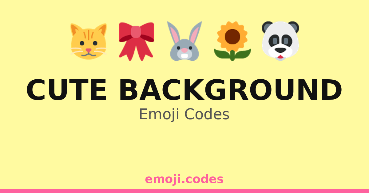 Code Background Style Cute Cute Background Emoji Codes 🌈☁️ 🌟 — 51 Combinations to Copy & Paste