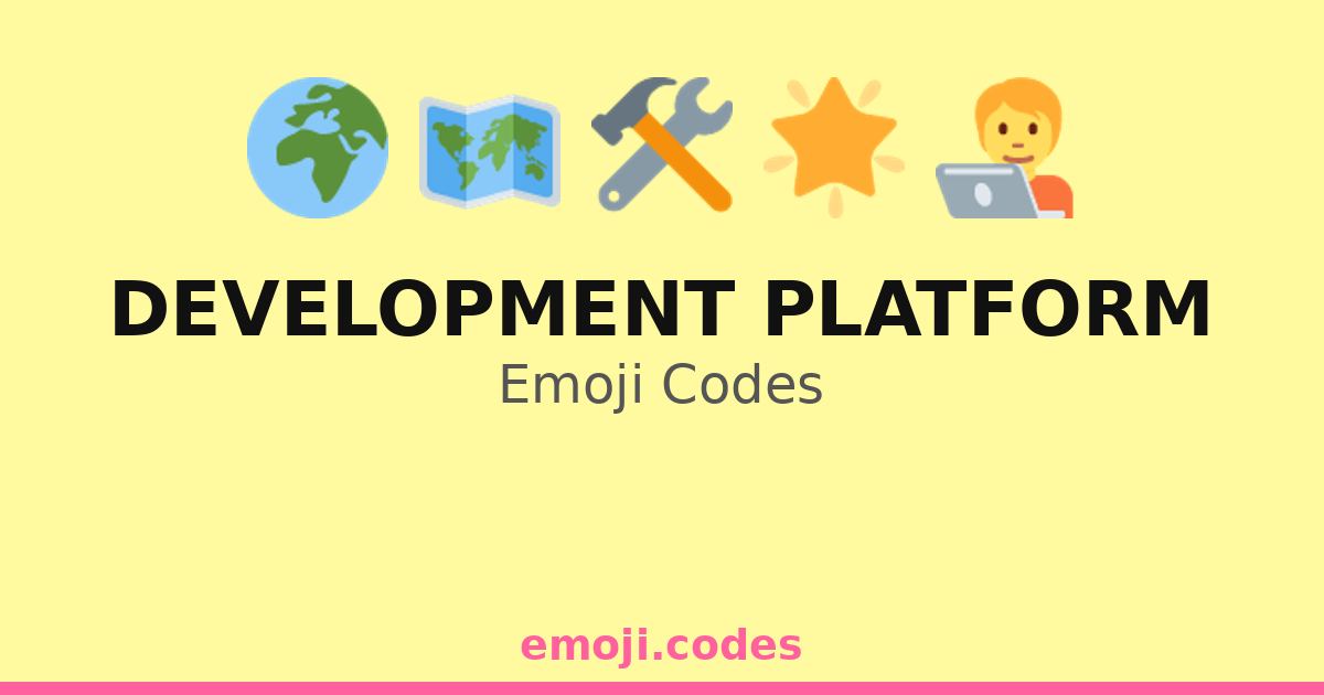 Development Platform Emoji Codes ππ οΈπ β 124 Combinations to Copy & Paste