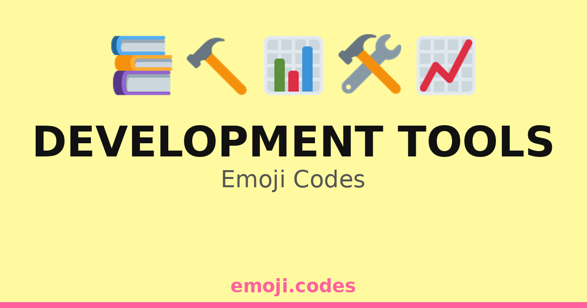 Project Method Emoji Development Tools Emoji Codes π»π₯οΈπ οΈπ β 174 Combinations to Copy & Paste