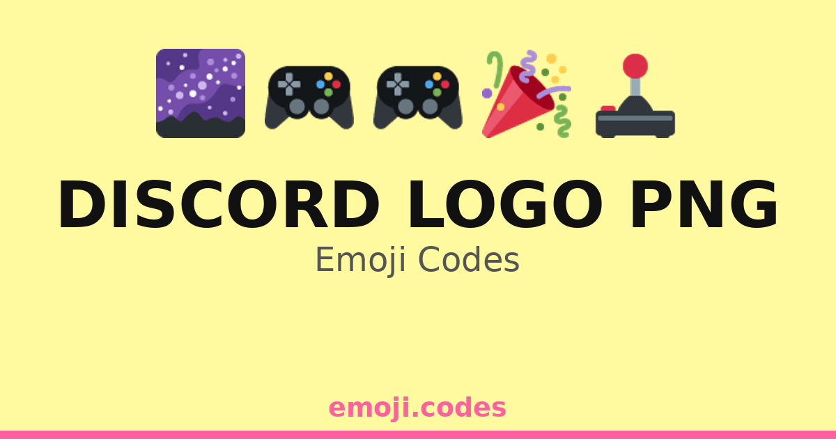 Discord Logo Png Emoji Codes ๐๐ฌ โ 17 Combinations to Copy & Paste