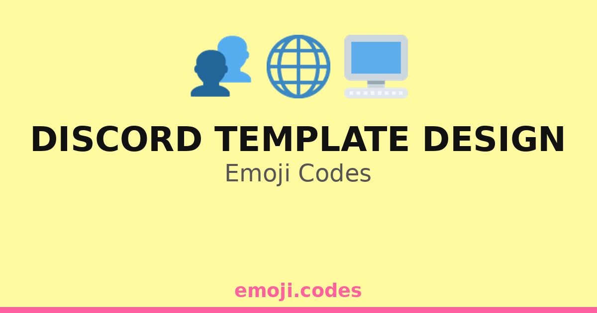 Discord Template Design Emoji Codes 🌐🗂️📊📈 — 102 Combinations to Copy ...