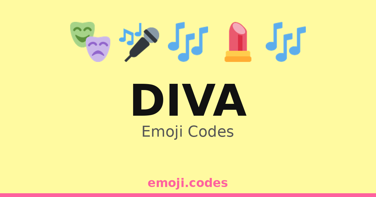 Diva Emoji Codes 🌌 — 332 Combinations to Copy & Paste