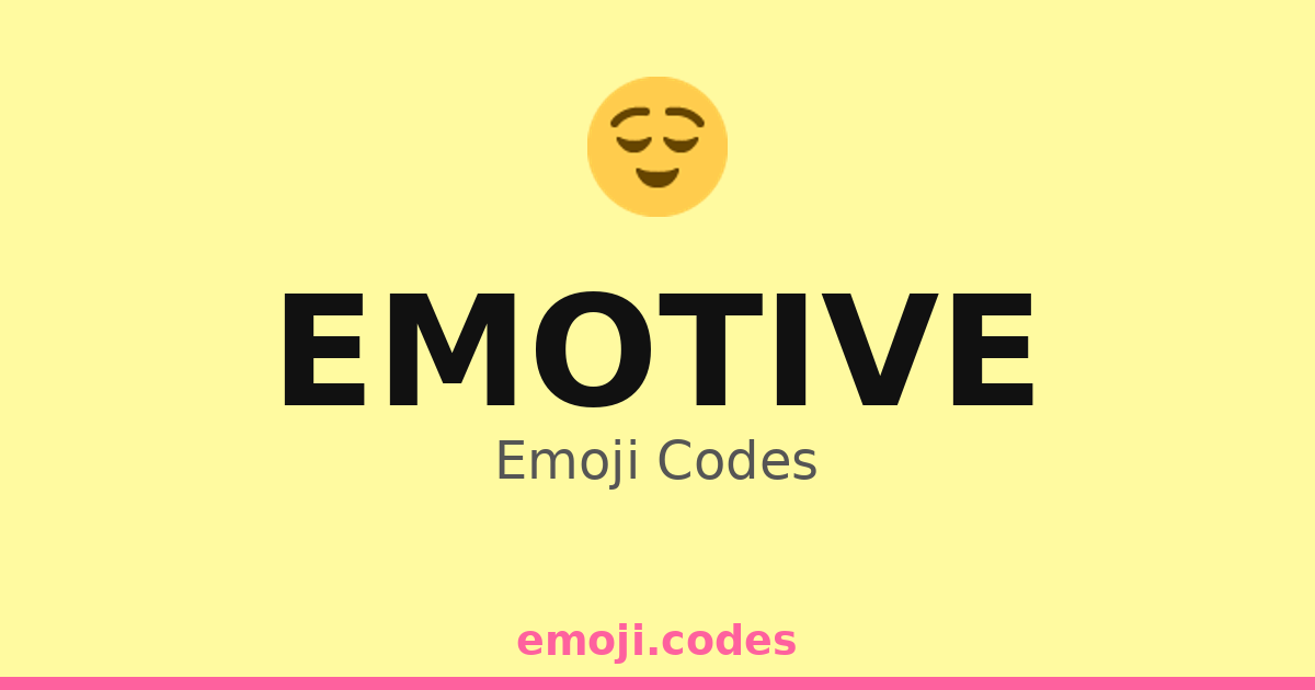 Emotive Emoji Codes ๐๐ต๐ โ 146 Combinations to Copy & Paste