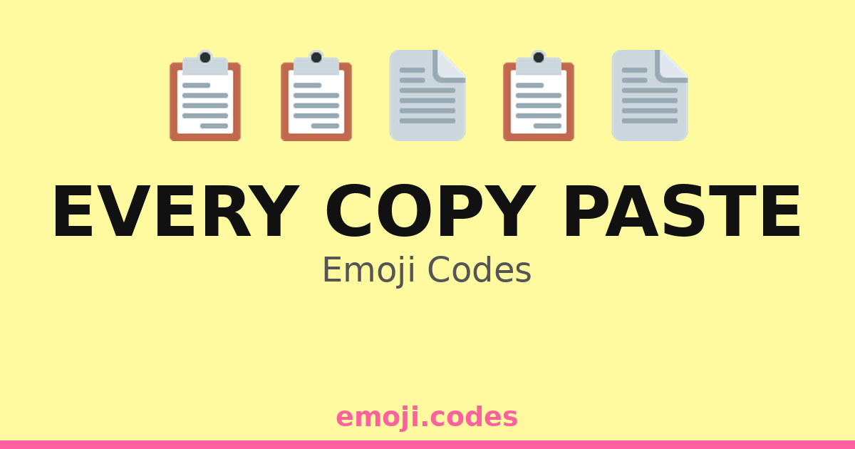 Every Copy Paste Emoji Codes ππππ οΈ β 450 Combinations to Copy & Paste