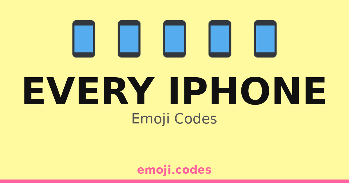 Every Iphone Emoji Codes 📱🏙️🌇 — 195 Combinations to Copy & Paste