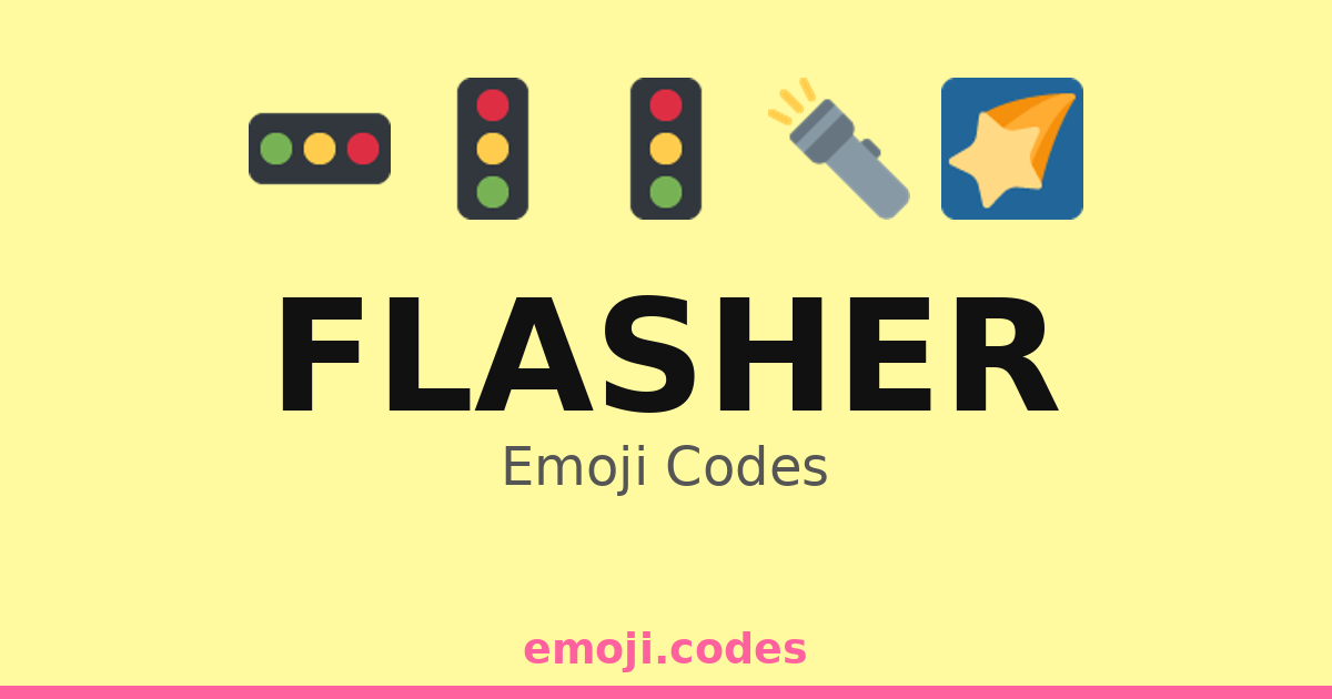 Flasher Emoji Codes 🌈 🌟💥 — 106 Combinations to Copy & Paste