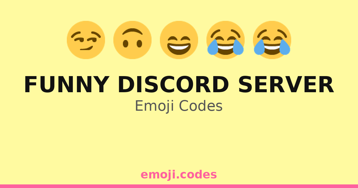 Funny Discord Server Emoji Codes 👾 — 434 Combinations to Copy & Paste