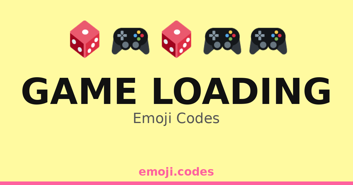Match Loading Game Loading Emoji Codes 🎮🌌🔄 — 151 Combinations to Copy & Paste