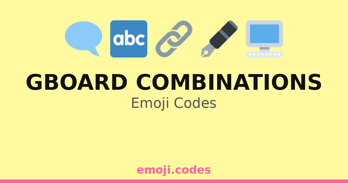 Gboard Combinations Emoji Codes 💾🗄️🗃️📁 — 57 Combinations to Copy & Paste