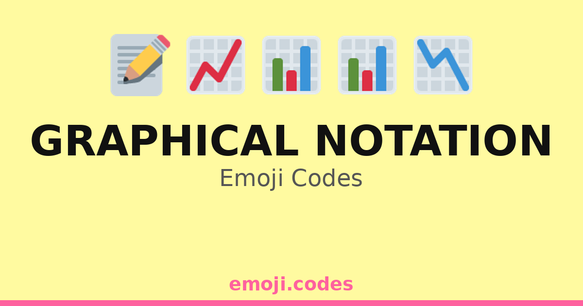 Graphical Notation Emoji Codes ππππ β 132 Combinations to Copy & Paste