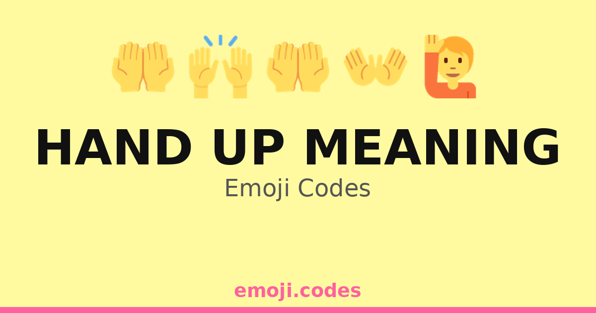 Hand Code Rastamania Hand Up Meaning Emoji Codes 📳 — 185 Combinations to Copy & Paste