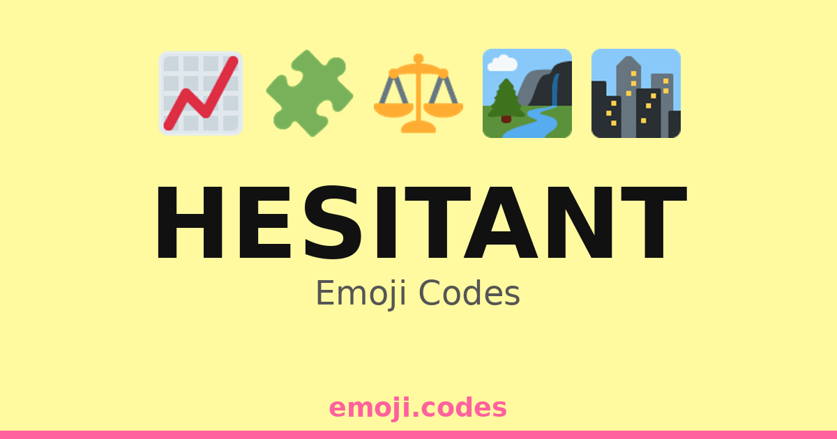Hesitant Emoji Codes 🌧️😬 — 234 Combinations to Copy & Paste