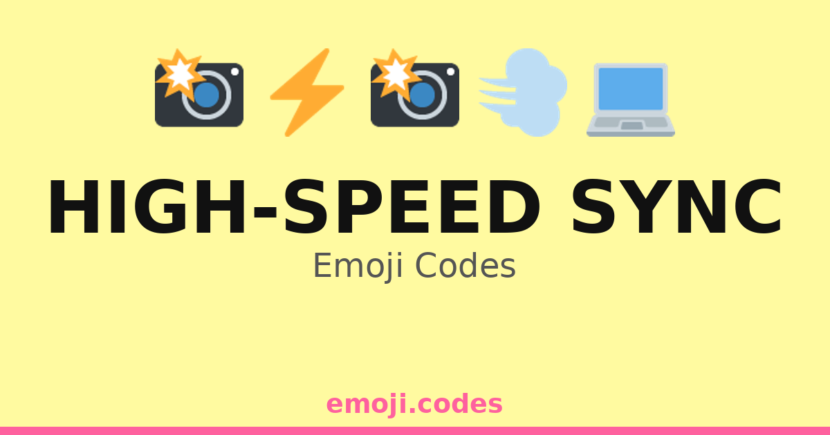 High-Speed Sync Emoji Codes 🌪️⚡🚀 — 121 Combinations to Copy & Paste