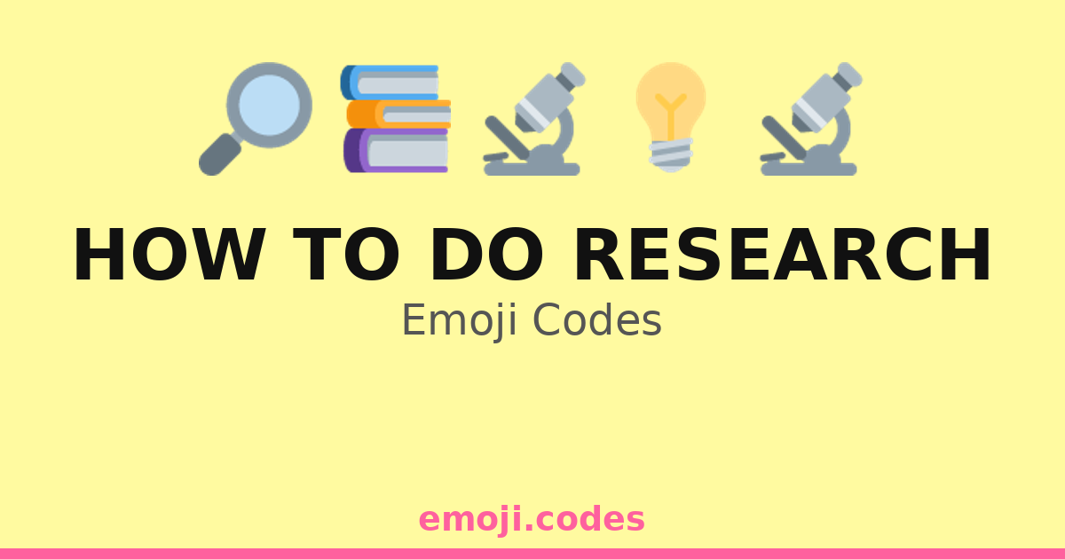 Project Method Emoji How To Do Research Emoji Codes π‘ππ¬ β 146 Combinations to Copy & Paste