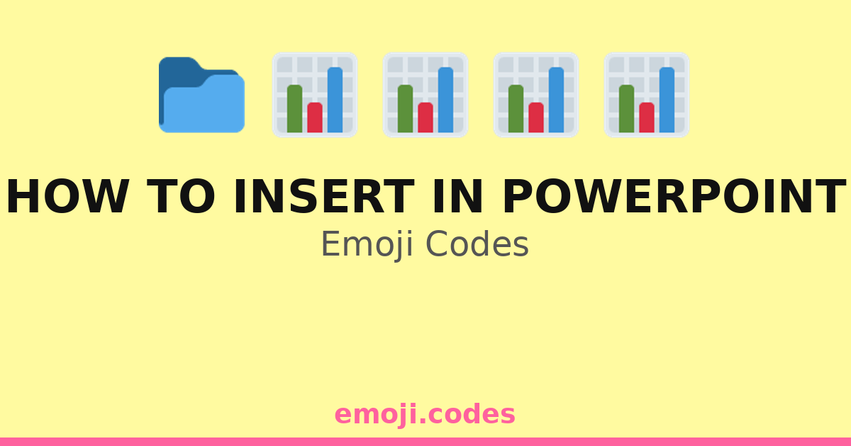 How To Insert In Powerpoint Emoji Codes 📁📤📊 — 65 Combinations to Copy ...