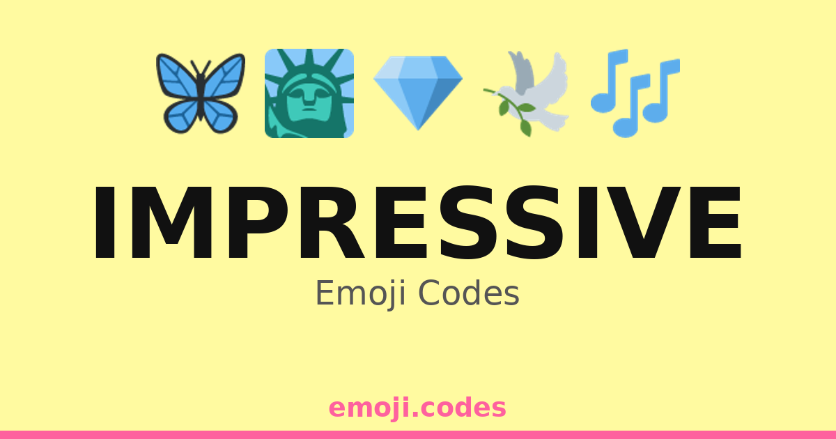 Impressive Emoji Codes 🌍🏔️🏛️ — 66 Combinations to Copy & Paste