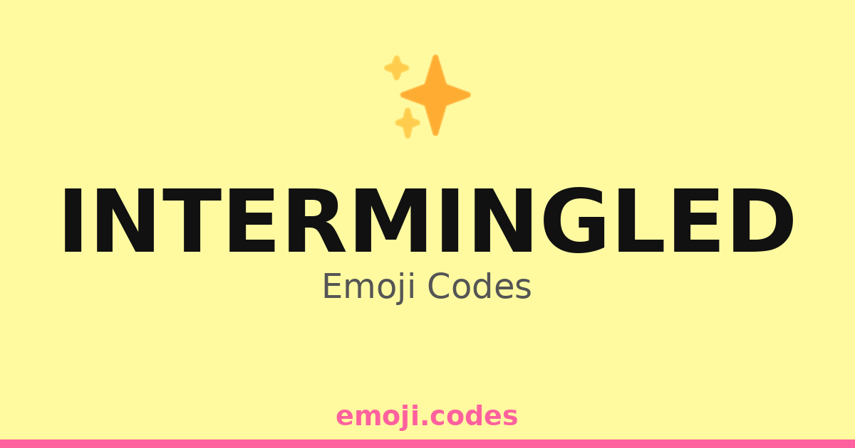 Intermingled Emoji Codes 🌀🌊🌈💧 — 30 Combinations to Copy & Paste