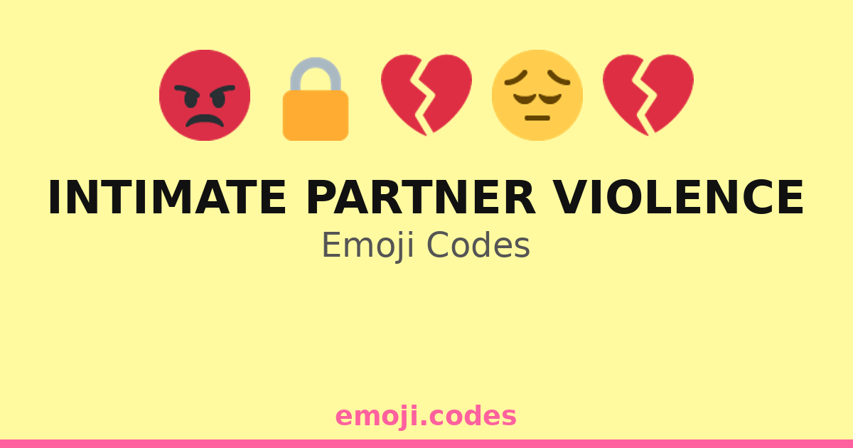 Intimate Partner Violence Emoji Codes 👁️👀🚨 — 55 Combinations to Copy ...