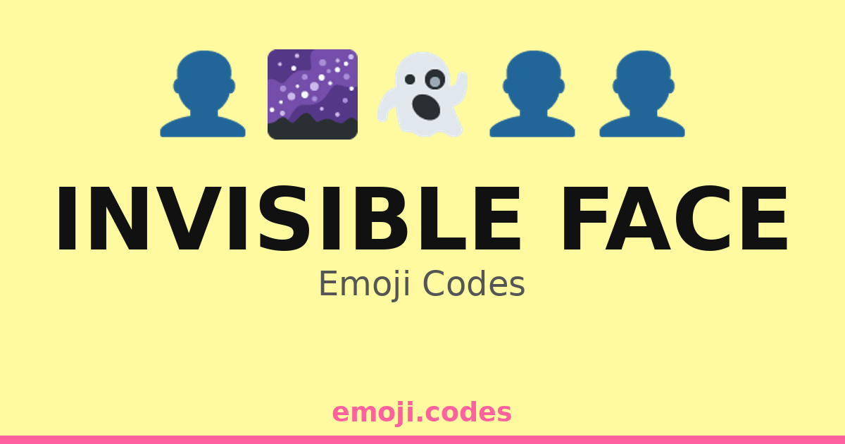 Invisible Face Emoji Codes 🌌🔍👻 — 43 Combinations to Copy & Paste