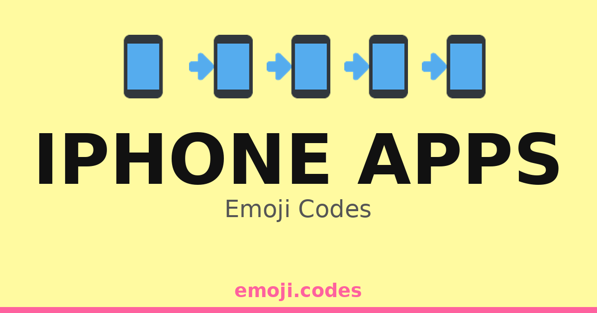 Iphone Apps Emoji Codes π±πͺποΈββοΈ β 193 Combinations to Copy & Paste