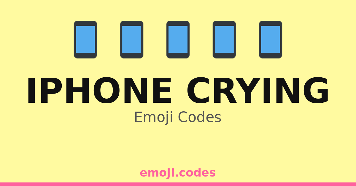 Crying Ios Iphone Crying Emoji Codes 💧 — 391 Combinations to Copy & Paste