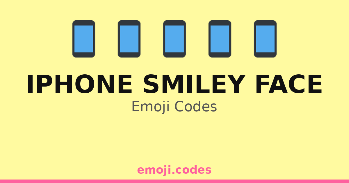 Smiley Face Copy Code Iphone Smiley Face Emoji Codes π±ππ β 44 Combinations to Copy & Paste