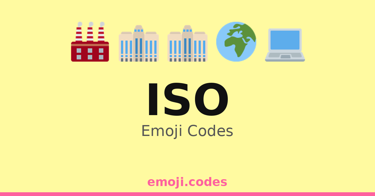 Iso Emoji Codes 🌍📊📈📉 — 5 Combinations to Copy & Paste
