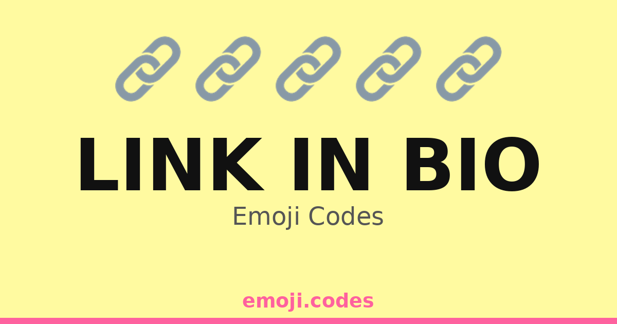 Link In Bio Emoji Codes 📱🔗📚🖱️ — 265 Combinations to Copy & Paste