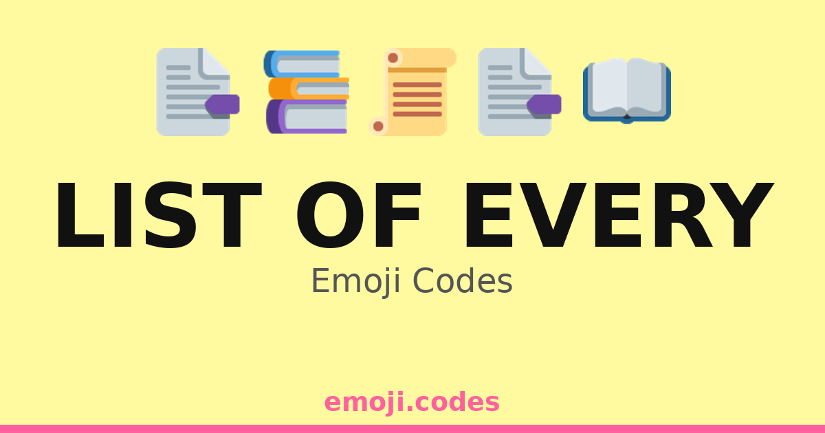 List Of Every Emoji Codes ππποΈπ β 36 Combinations to Copy & Paste
