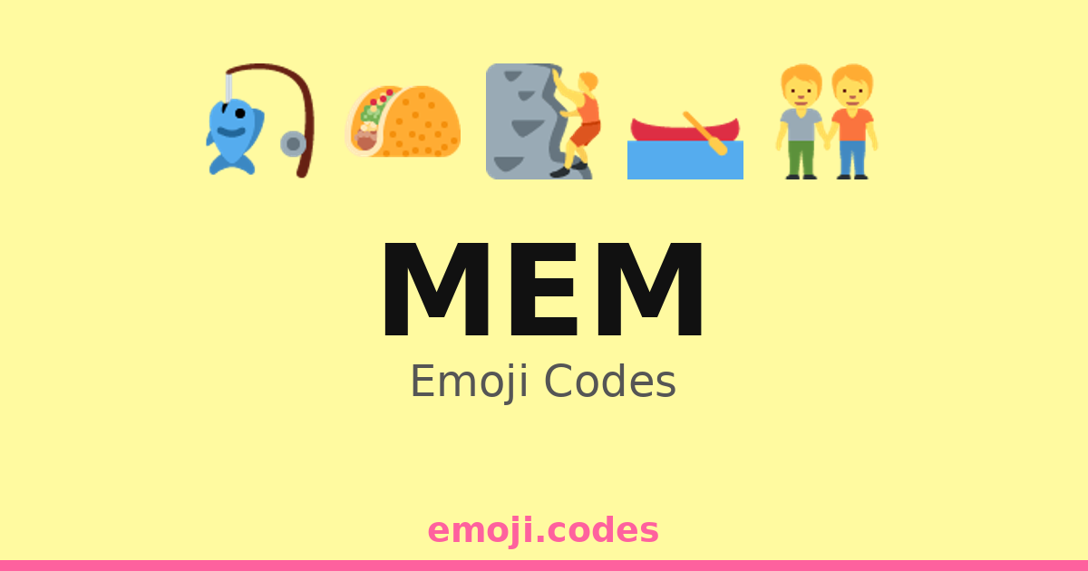 Pin Code Mem Mem Emoji Codes 🌮🌯🍜 — 108 Combinations to Copy & Paste