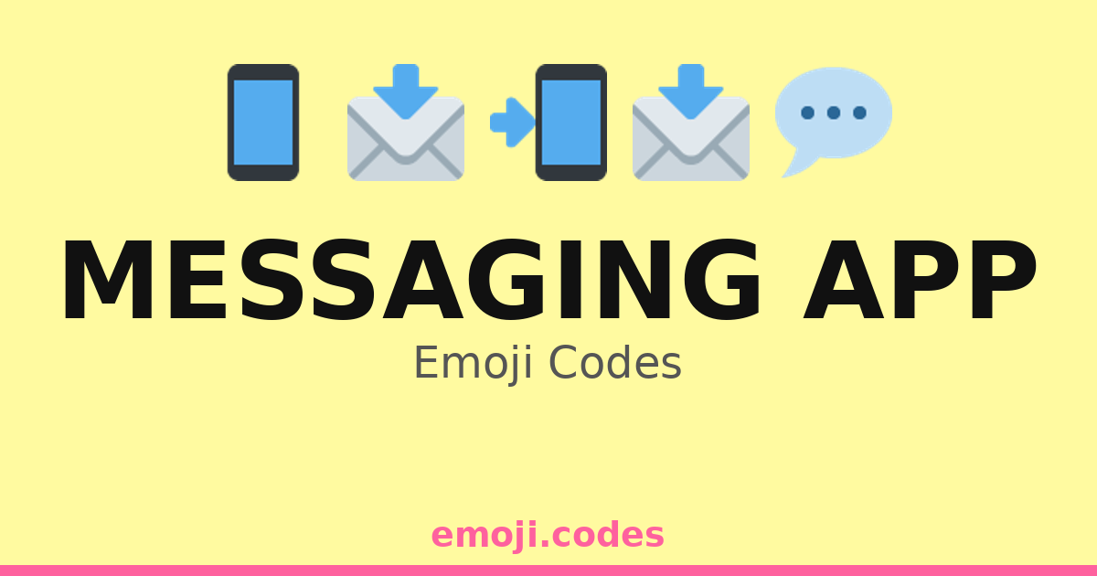 Messaging App Emoji Codes π¬ππ² β 300 Combinations to Copy & Paste
