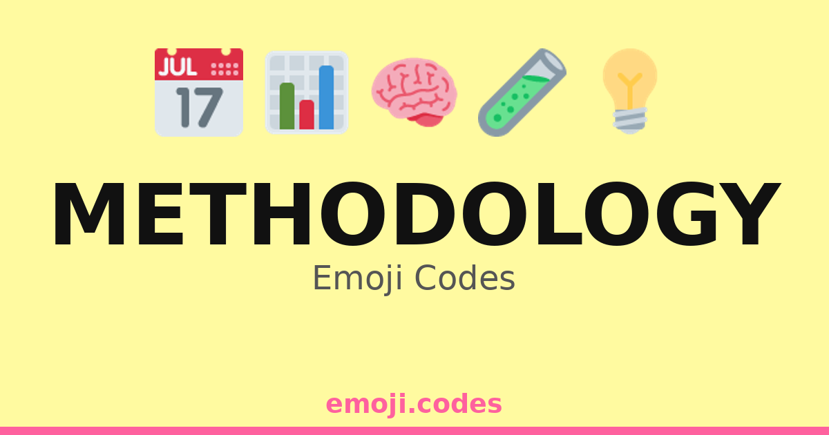 Project Method Emoji Methodology Emoji Codes π‘πππ β 112 Combinations to Copy & Paste
