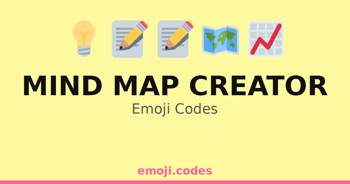 Mind Map Creator Emoji Codes 💡🗺️🧩 — 71 Combinations to Copy & Paste