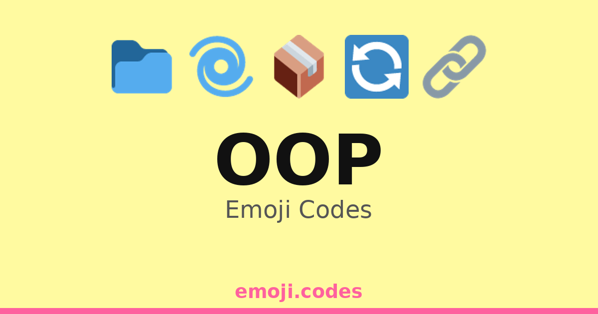 Oop Emoji Codes 🌀🔄🔁🔗 — 92 Combinations to Copy & Paste