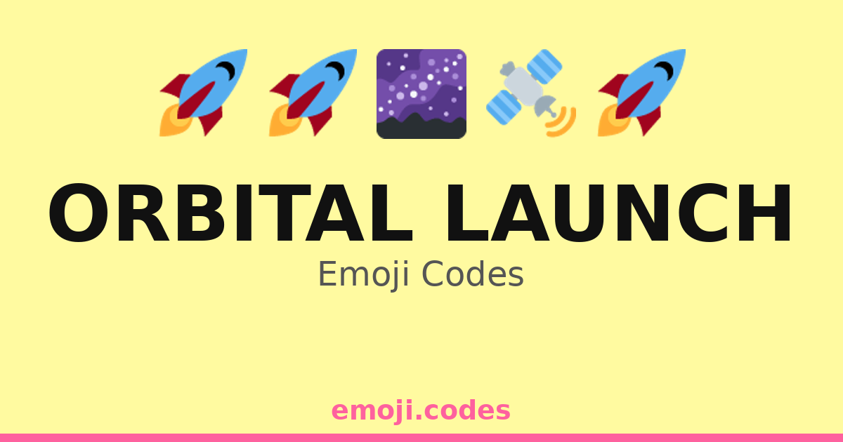 Orbital Launch Emoji Codes 🌌🚀🌑🌕 — 157 Combinations to Copy & Paste