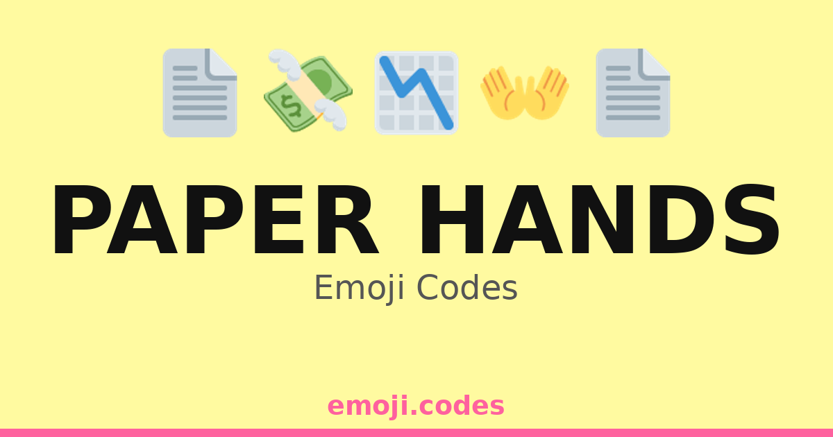 Paper Signs Code Paper Hands Emoji Codes ๐๐๐ โ 55 Combinations to Copy & Paste