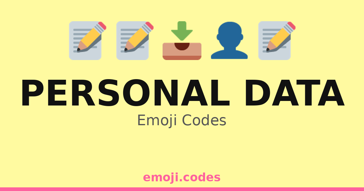 Privacy Emogy Personal Data Emoji Codes ππππ± β 237 Combinations to Copy & Paste