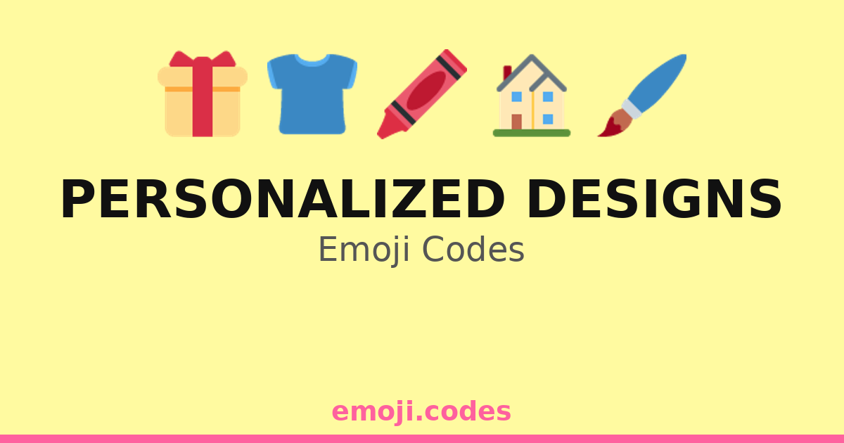 Personalized Designs Emoji Codes 🎁🎀📦🛍️ — 13 Combinations to Copy & Paste